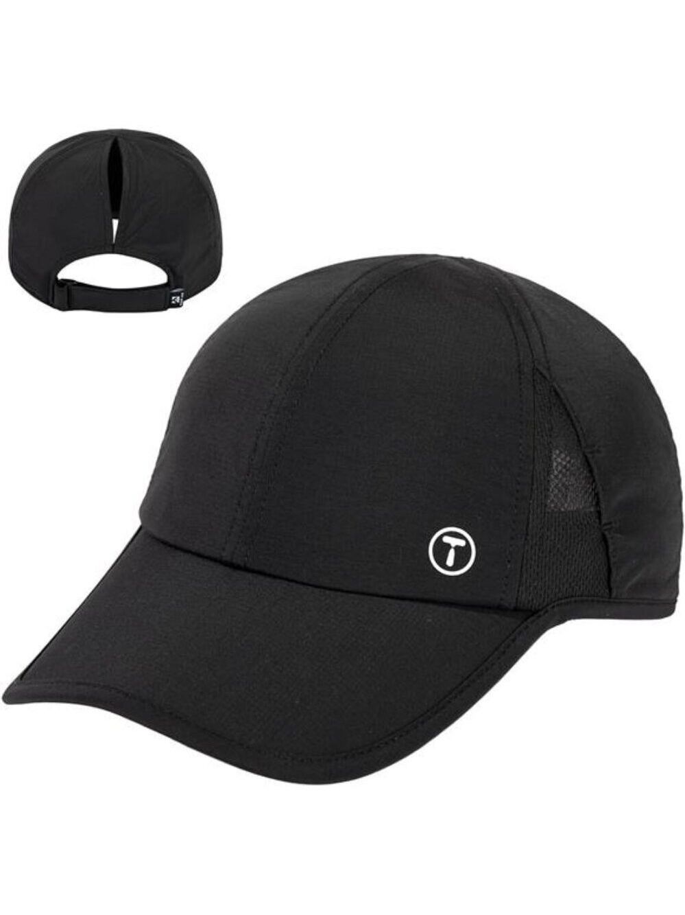 Womens High Ponytail Baseball Cap UV50 Sun Protection Running Golf Sports Hat